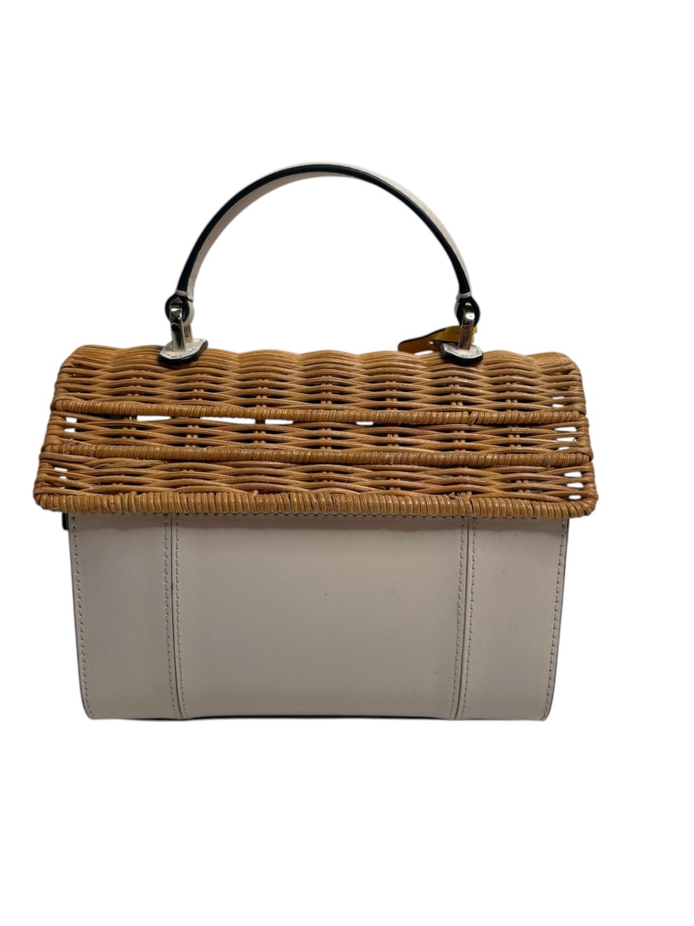 KATE SPADE Wild Petal Birdhouse Crossbody Handbag in Cream and Tan NWOT - Picture 3 of 8